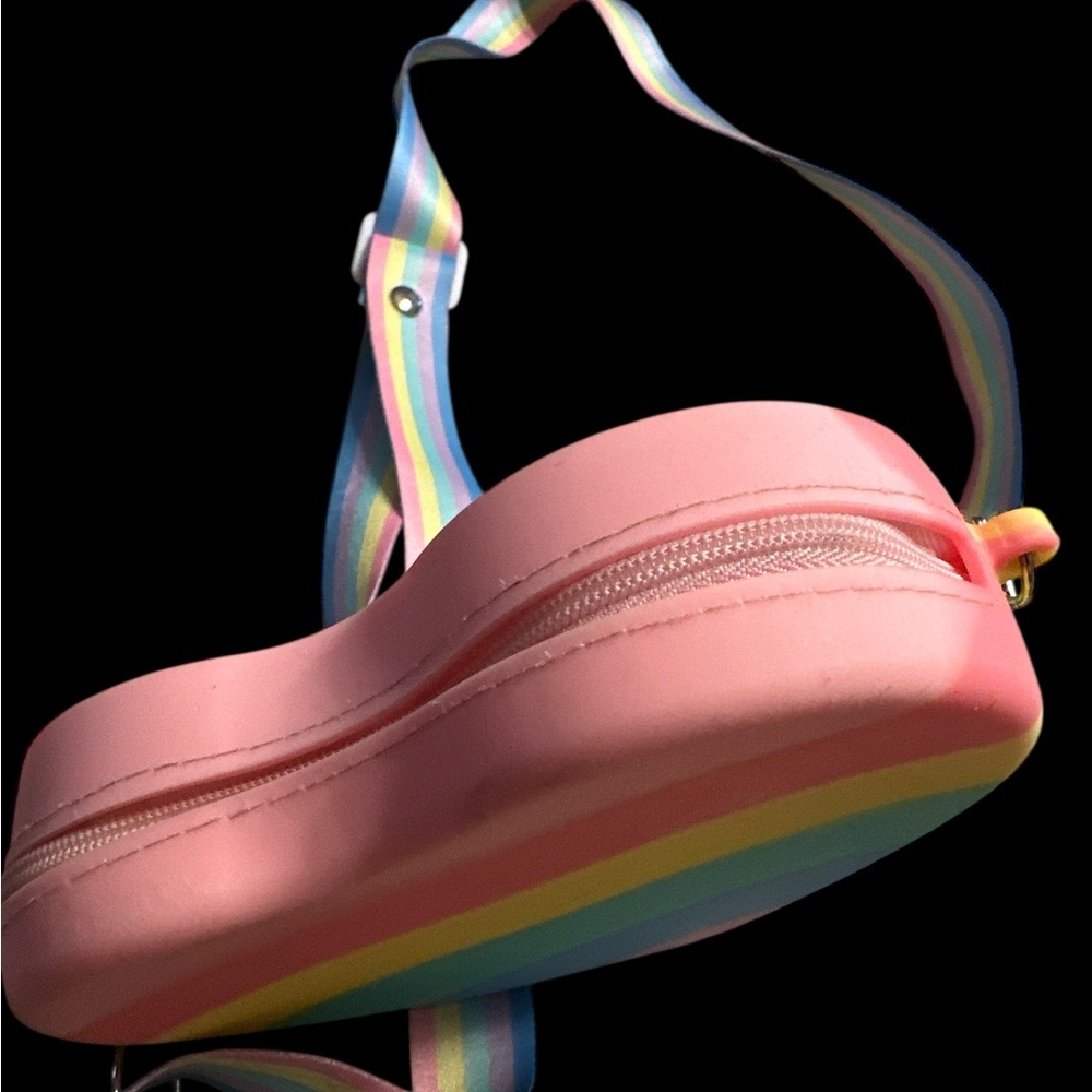Colorful Heart Pop It Kids Crossbody Bag - Picture 3 of 3